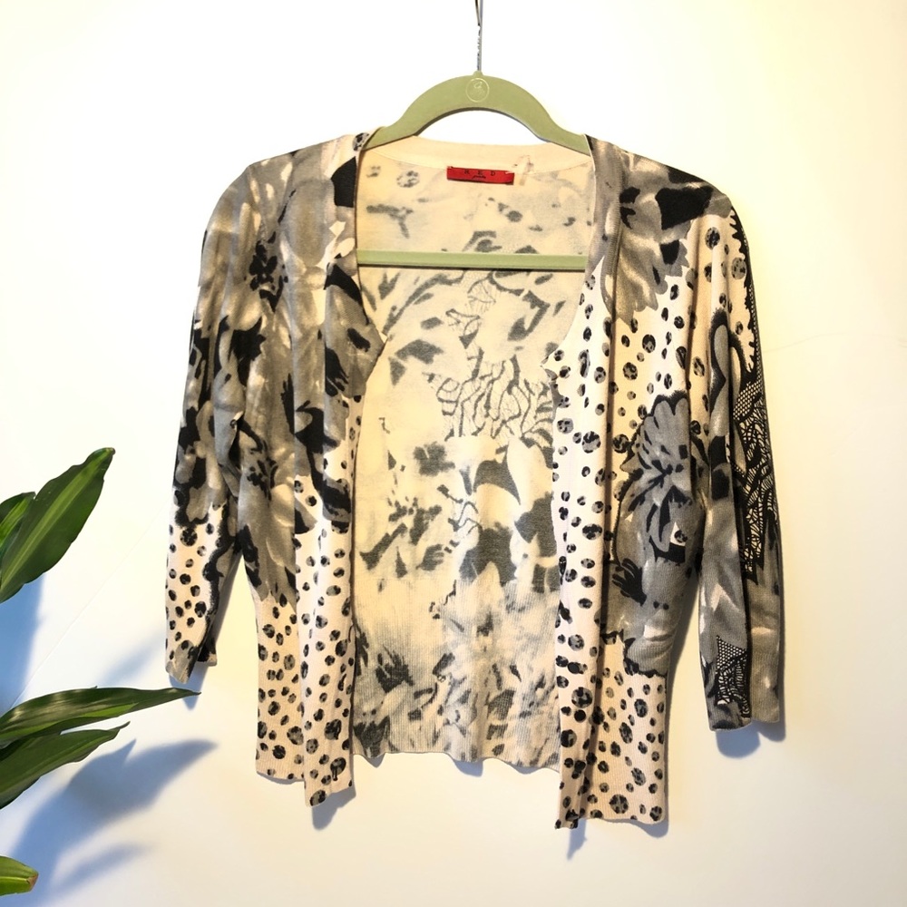 RED Petite Button up Cardigan floral abstract, MP